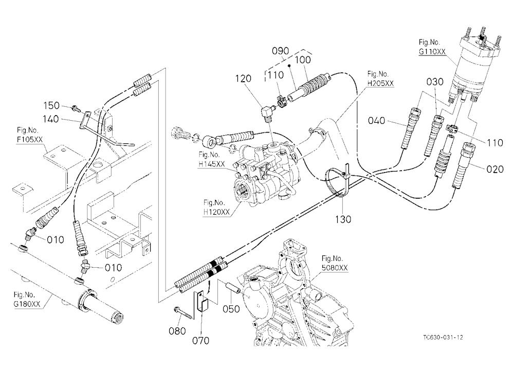 Hydraulic Oil Line (Steering)