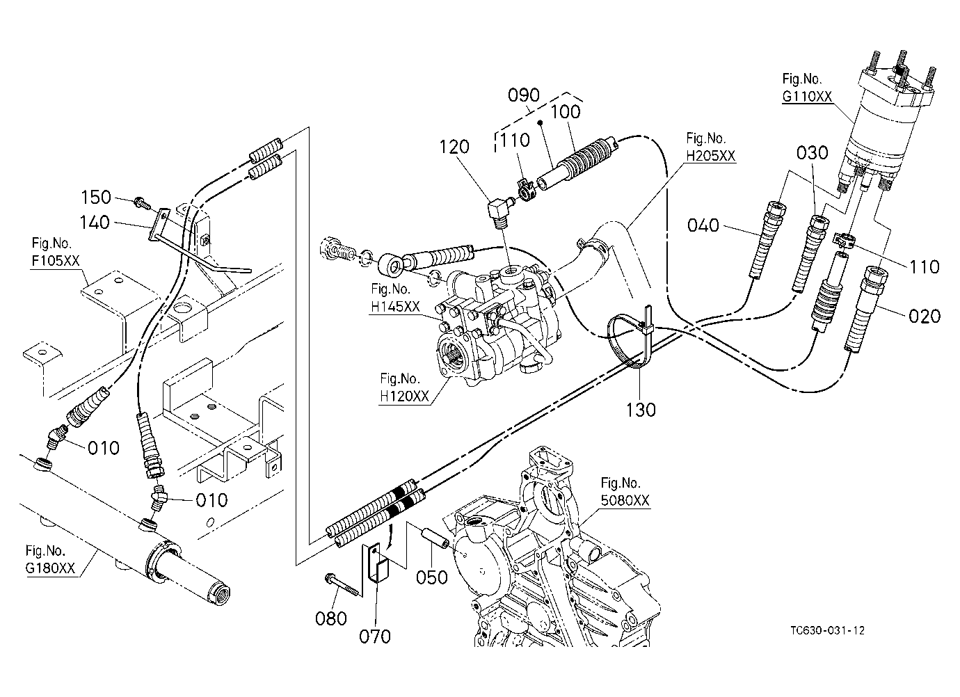 Hydraulic Oil Line (Steering)