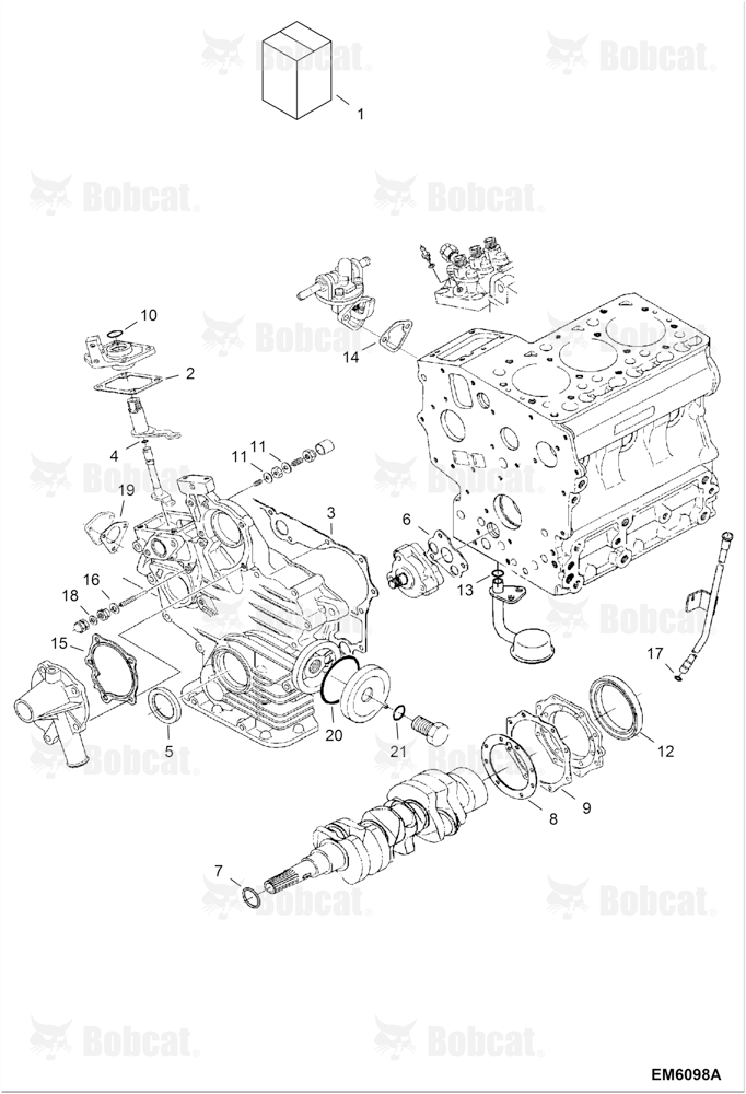 Lower Gasket Kit (Engine S/N 4JC0001 & Above)