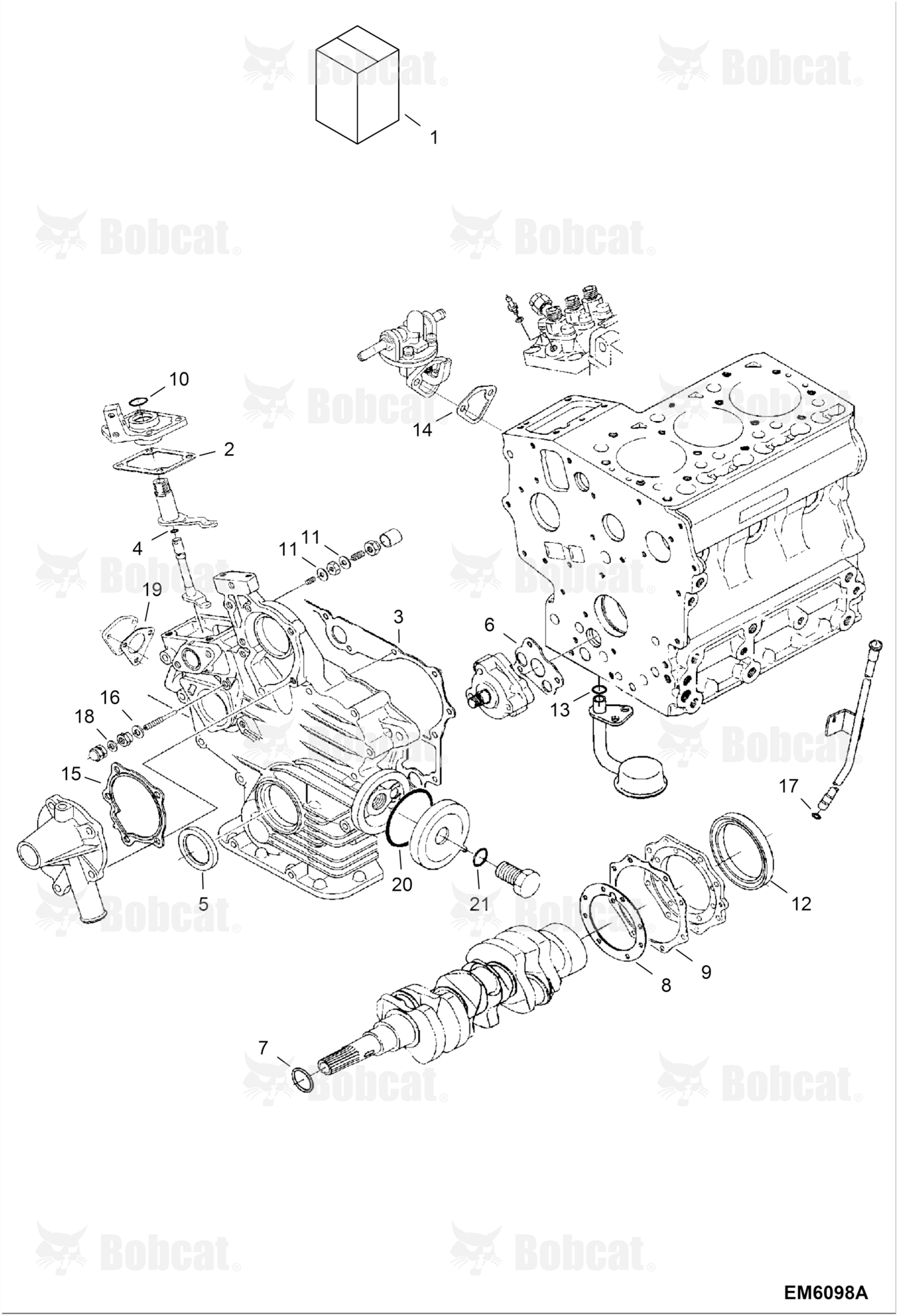 Lower Gasket Kit (Engine S/N 4JC0001 & Above)