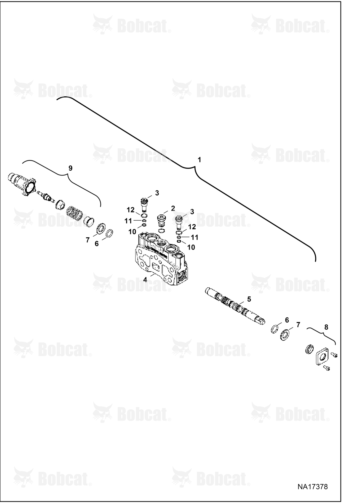 Hydraulic Control Valve (Arm Section)