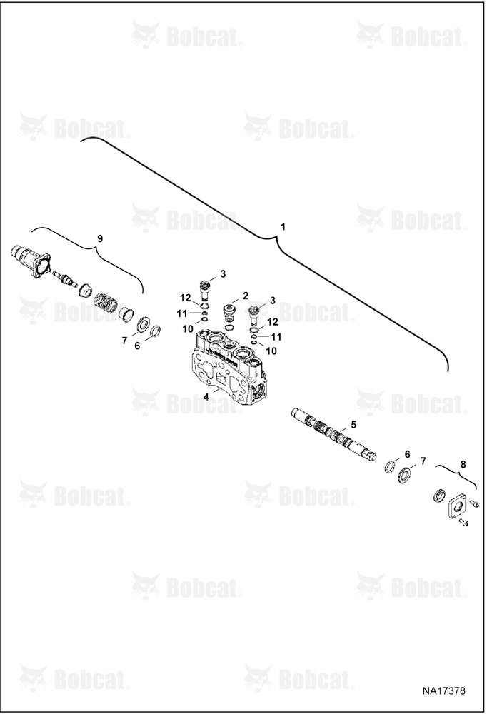 Hydraulic Control Valve (Arm Section)