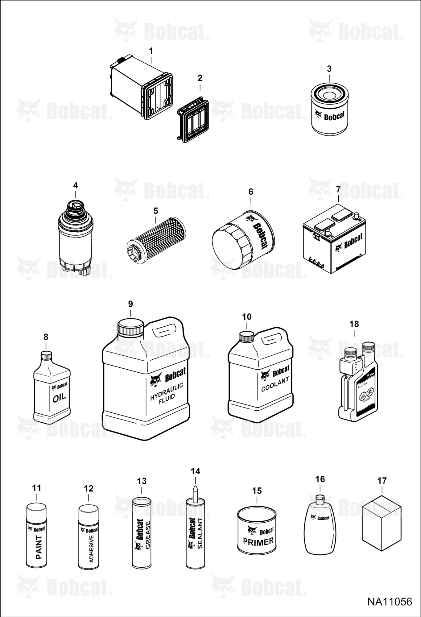Maintenance Items (Service Parts)