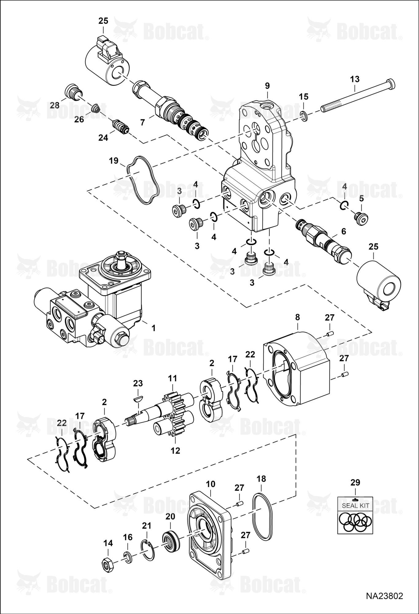 Fan Motor (Reversible) (7459656)  B33G18156 & Above, B33W18101 & Above