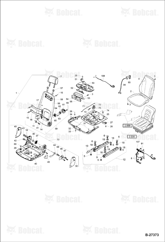 OPERATOR'S Seat With Seat Heating - Msg 95