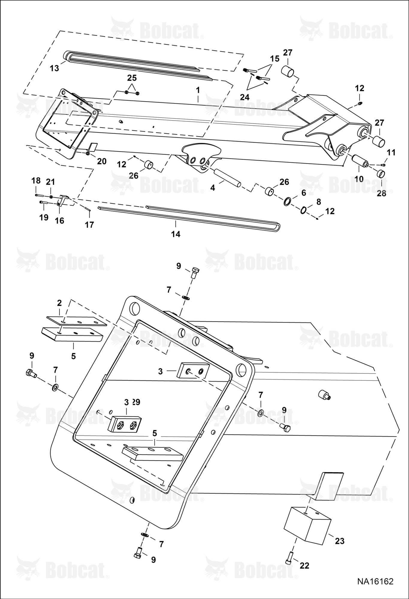 Outer Boom  B41411059 & Above, B41611065 & Above
