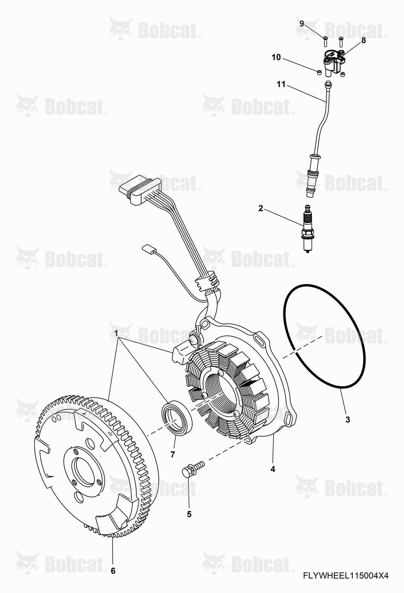 ENGINE, Flywheel & Stator