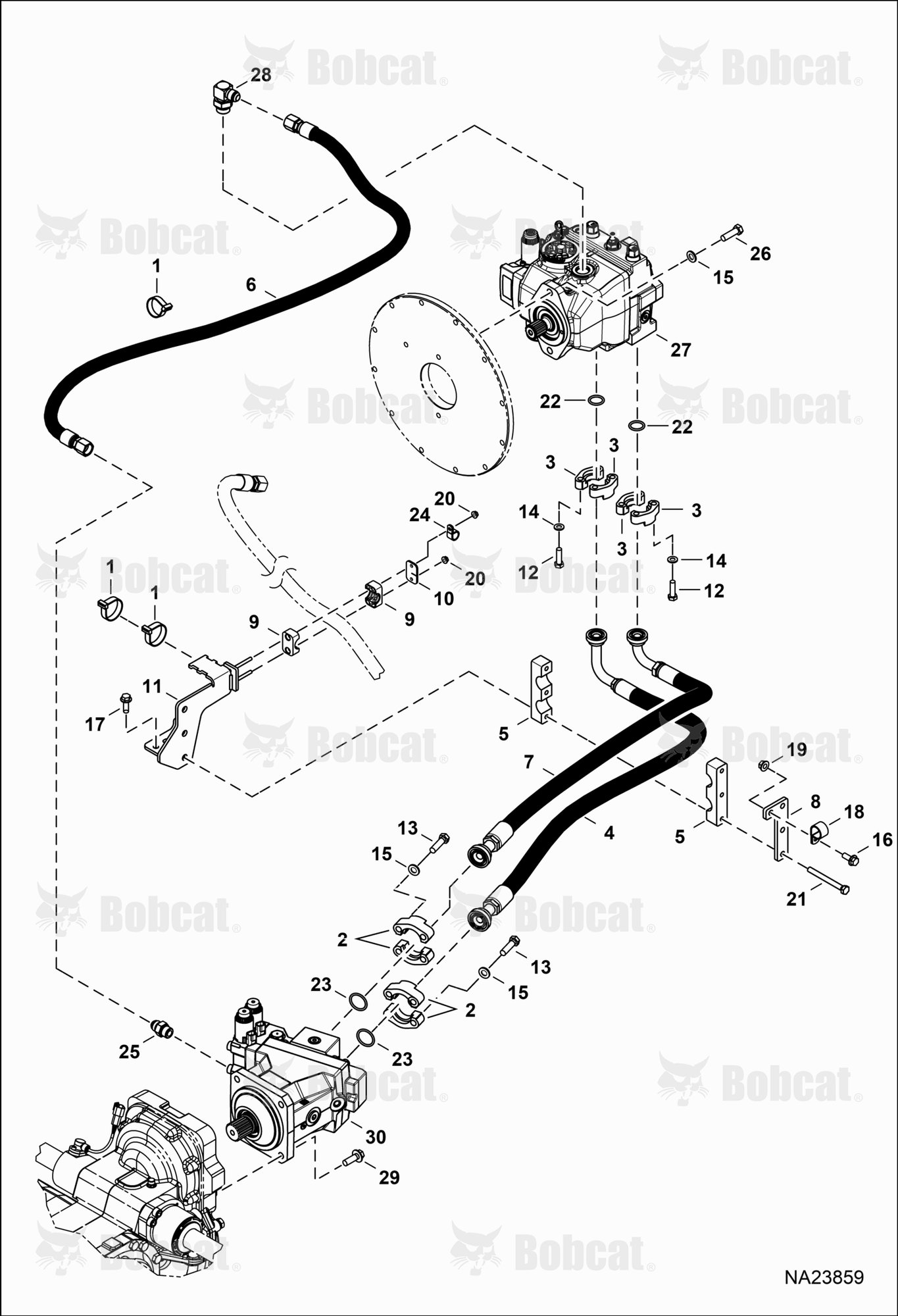 Hydrostatic Circuitry (Pump & Motor)