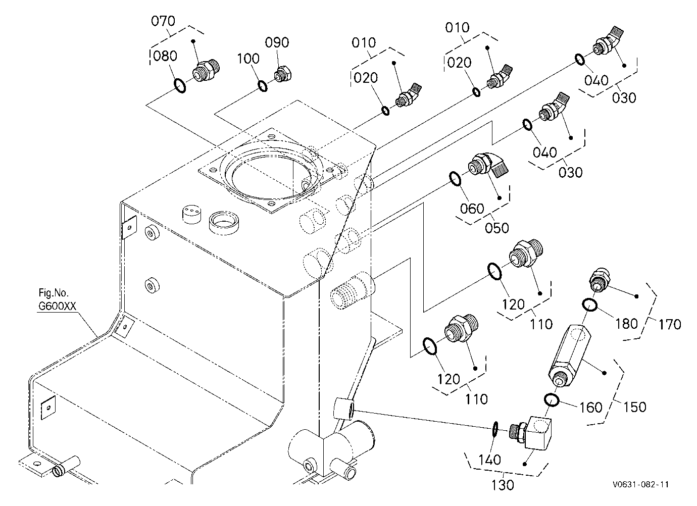 Oil Tank (Joint) [Manual Hitch]