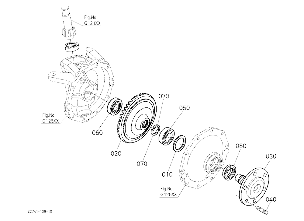Front Axle Lh