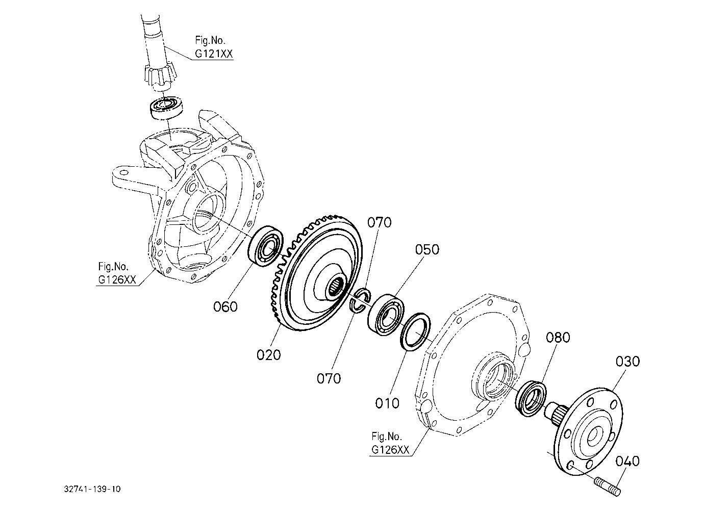 Front Axle Lh