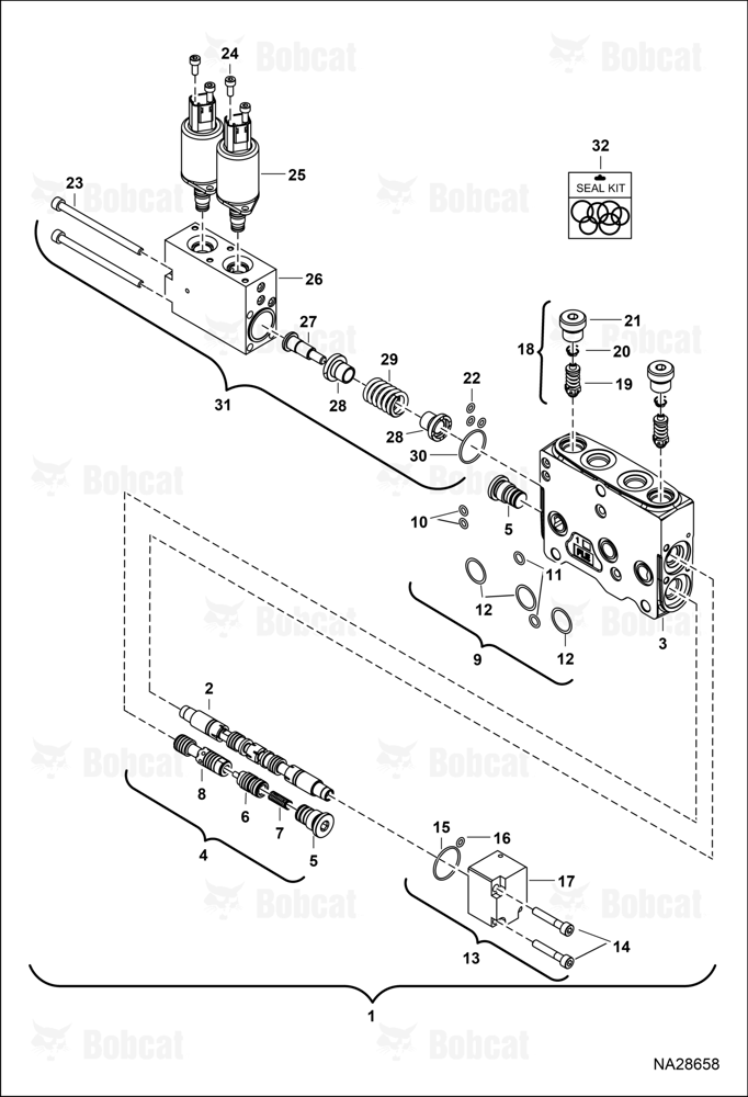 Secondary AUX Manifold