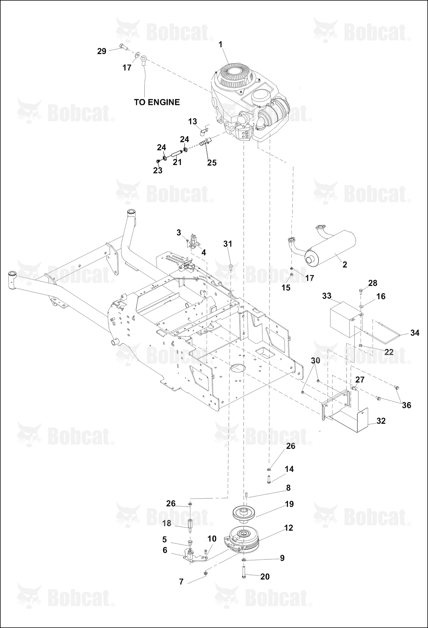FRAME, Engine & Clutch
