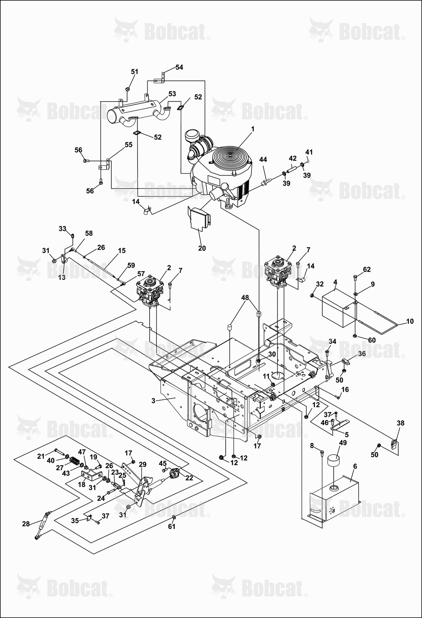 Upper Engine Deck ASSY