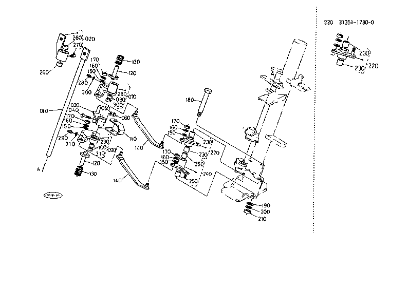 Main Gear Shift Linkage System