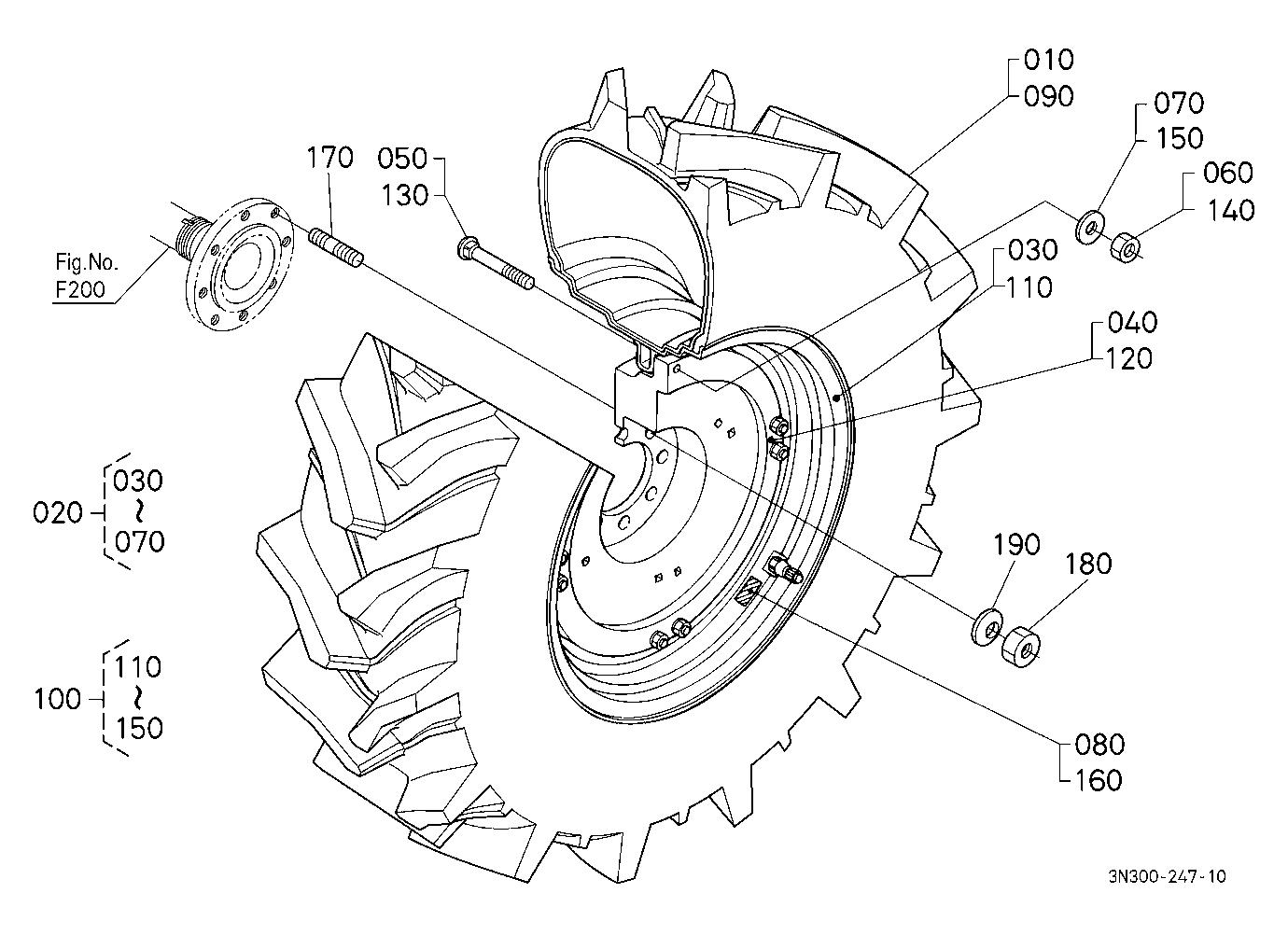 Rear Wheel (18.4R30)