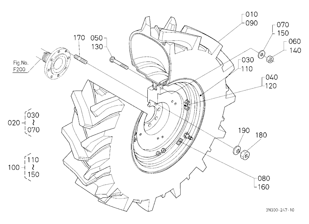 Rear Wheel (18.4R30)