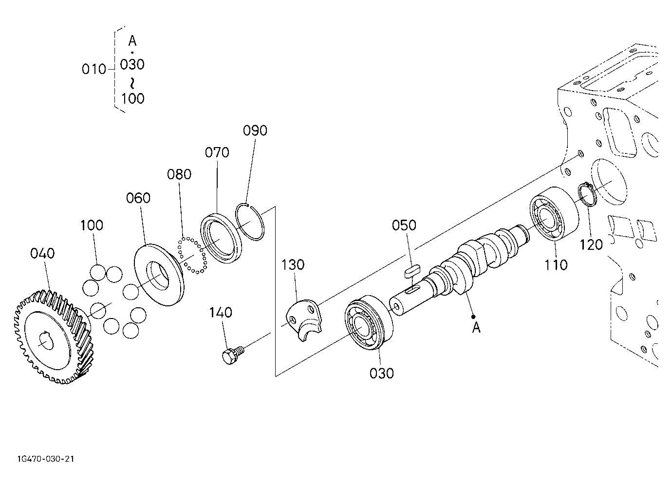 Fuel Camshaft And Governor Shaft