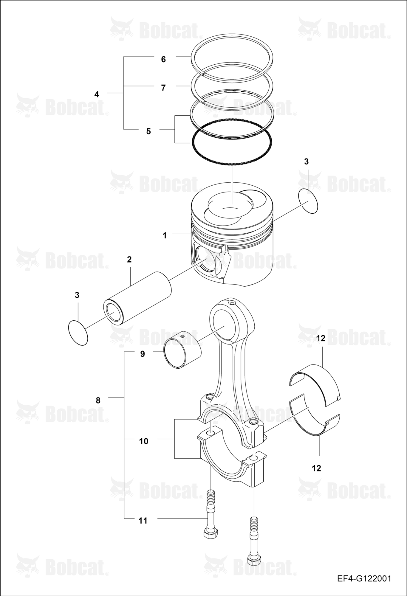 Piston Connecting Rod Group