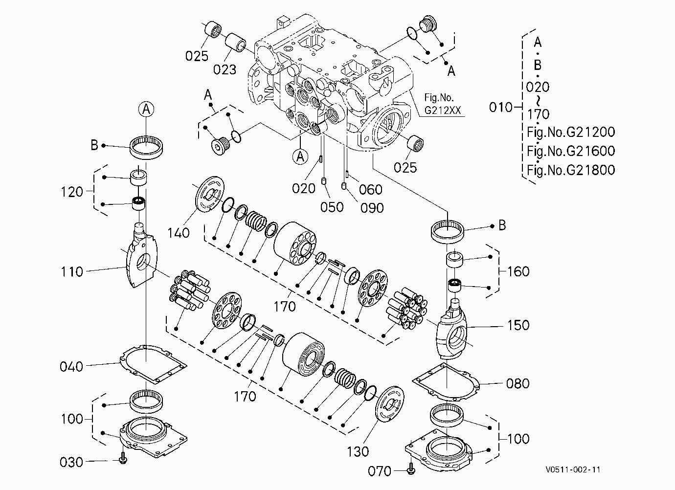 HST PUMP (CYLINDER BLOCK) [COMPONENT PARTS]
