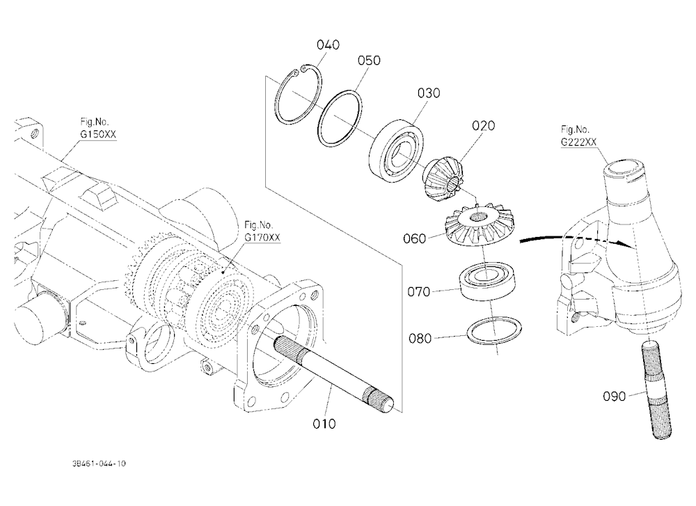 Differential Gear Shaft Lh