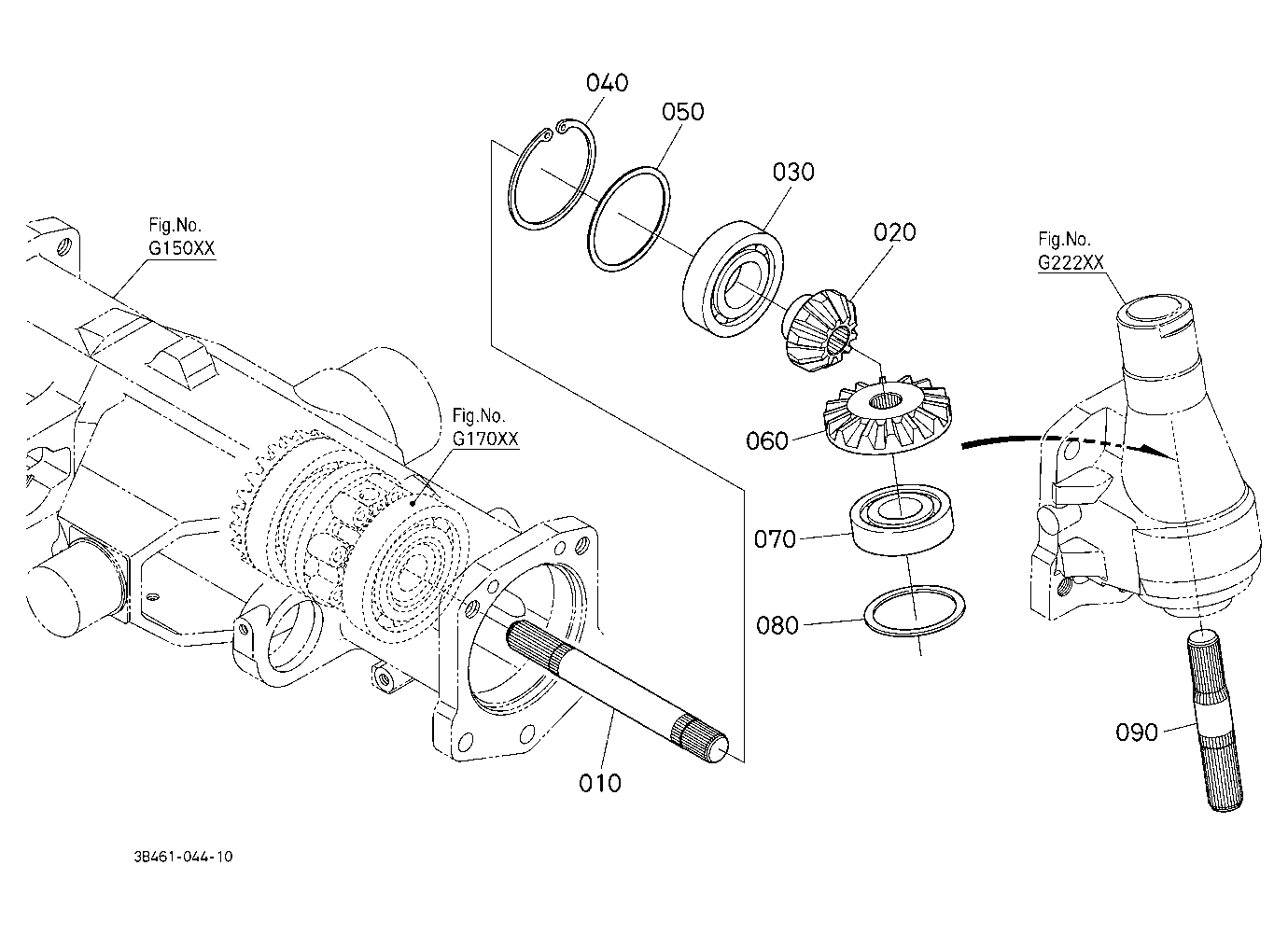 Differential Gear Shaft Lh