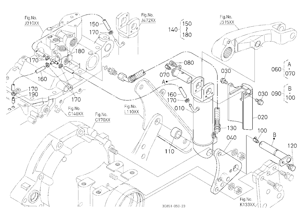 3P-Lift Assist Cylinder Lh