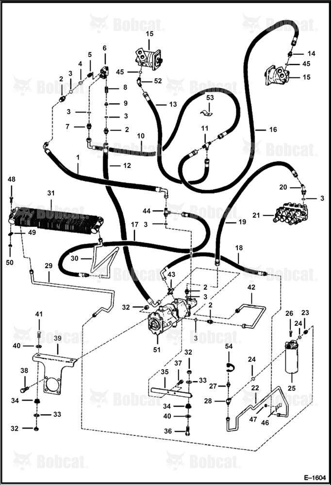 Hydrostatic Circuitry 502615623 - 502622440