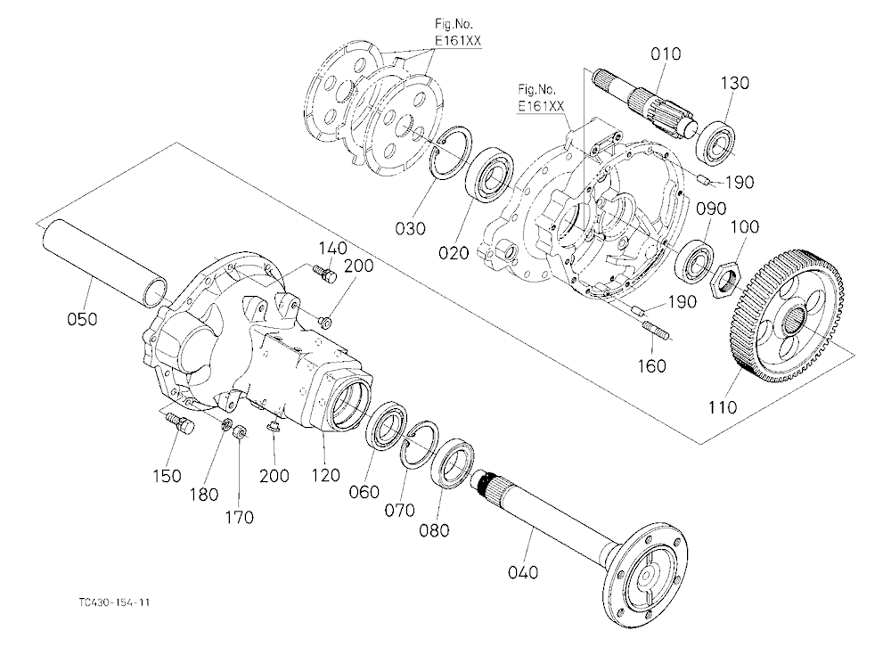 Rear Axle Lh