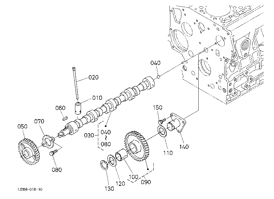 Camshaft And Idle Gear Shaft