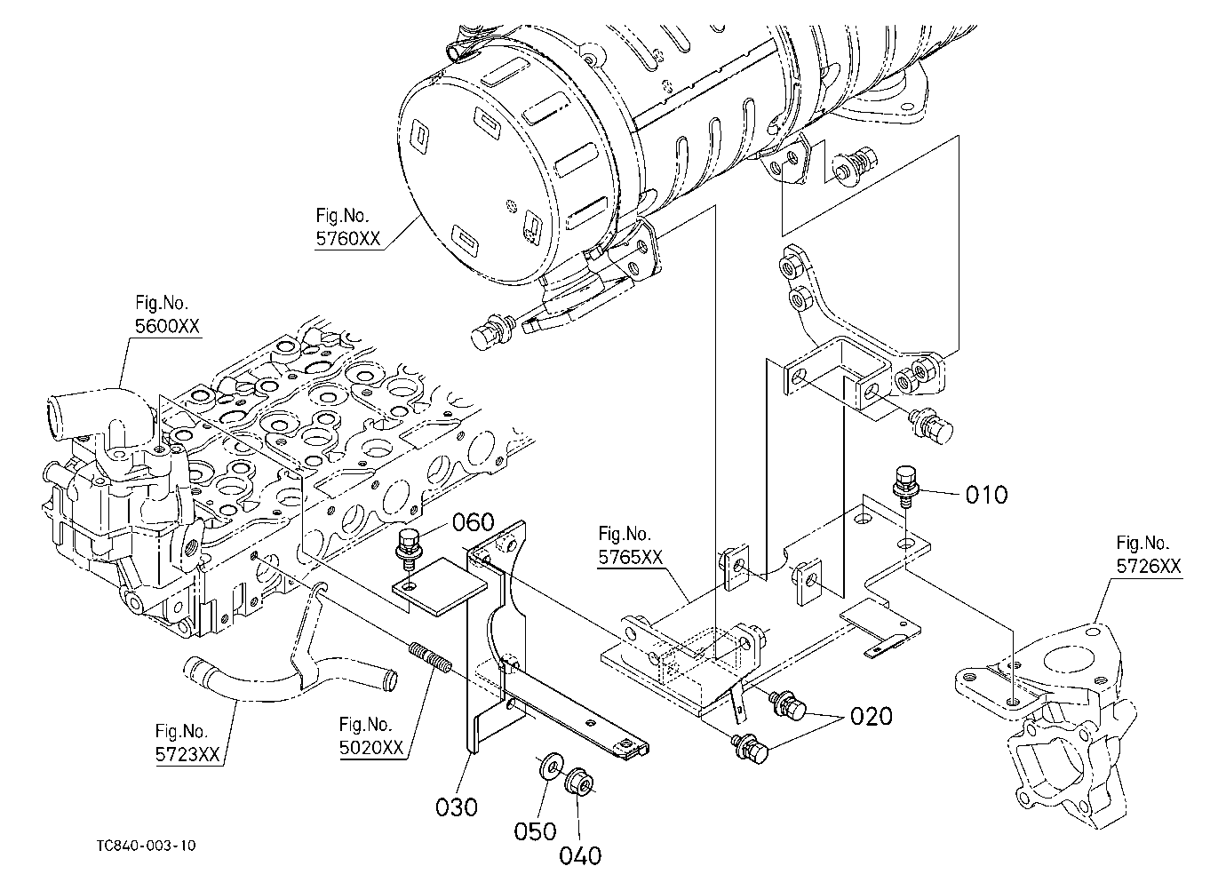 Muffler Bracket Mounting Parts