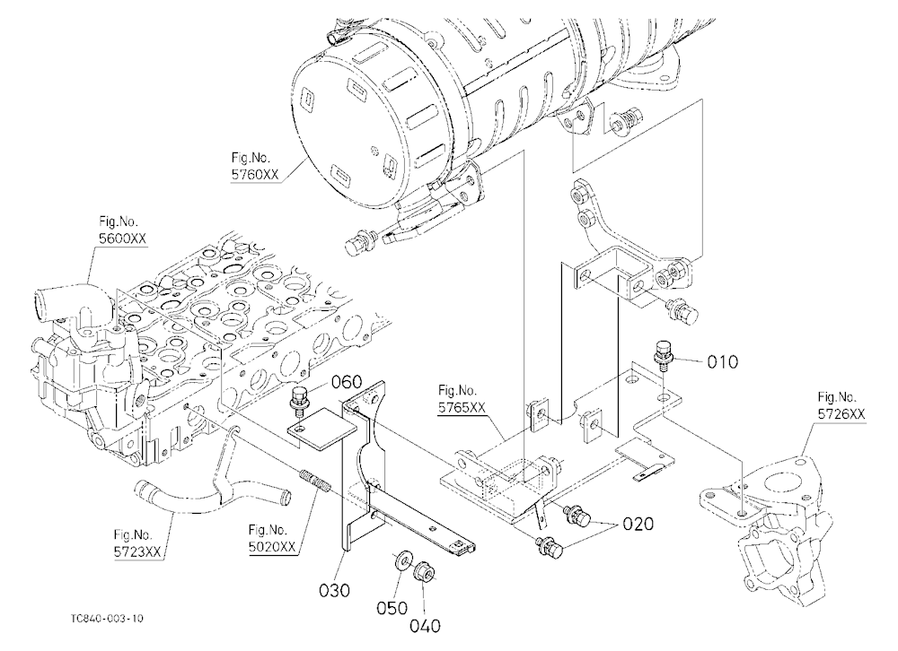 Muffler Bracket Mounting Parts