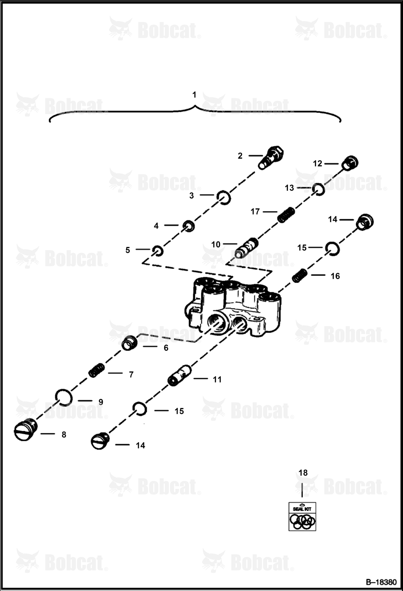 Bucket Positioning Valve  502626662 & Below