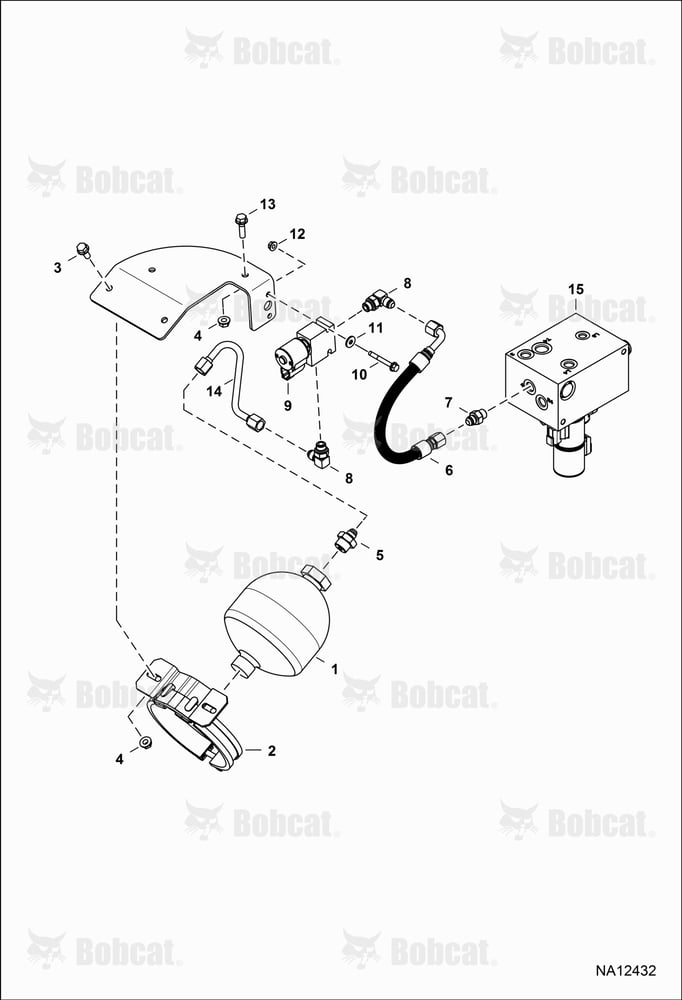 Hydraulic Circuitry (Parking Brake Accumulator) (Italy)