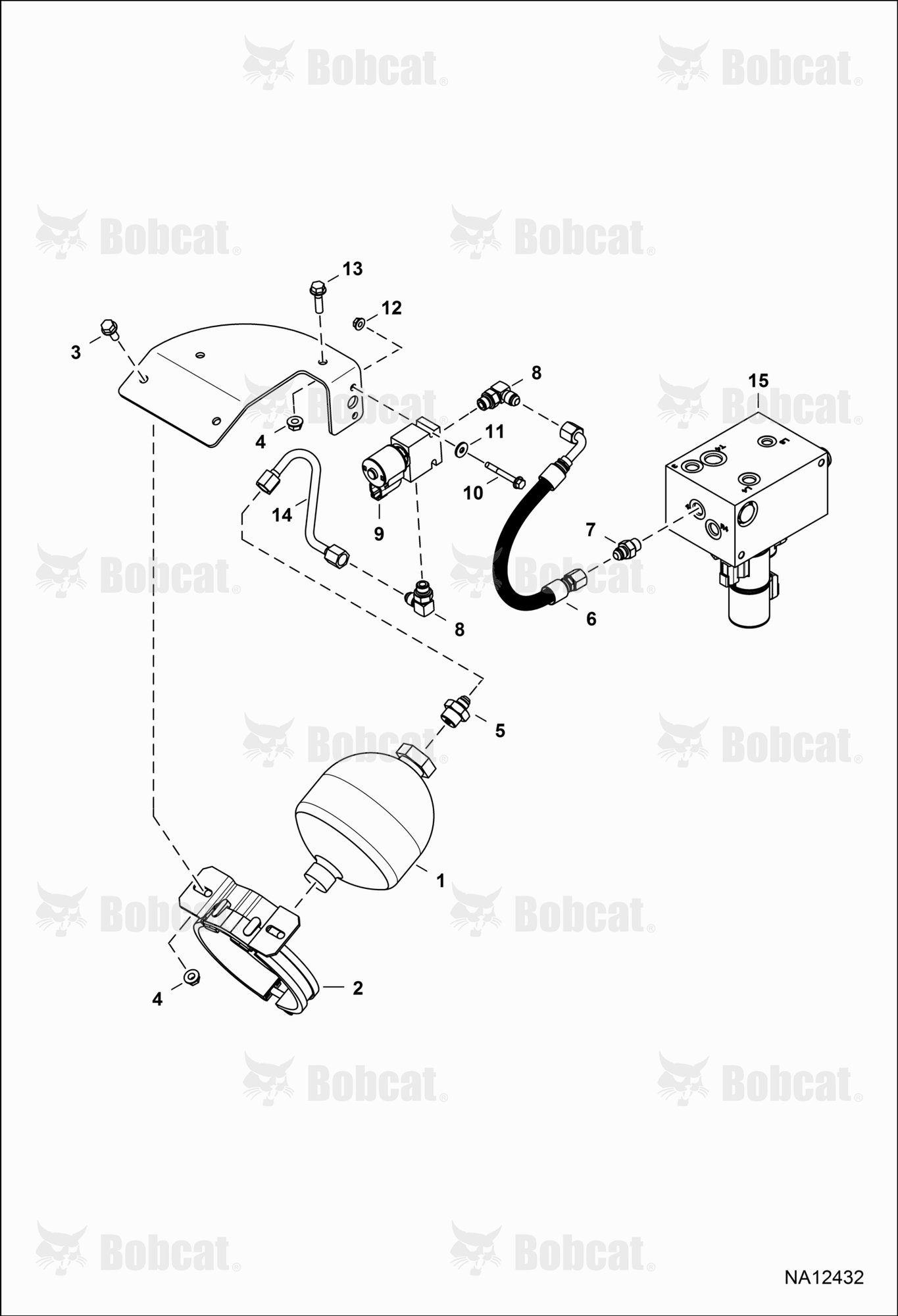 Hydraulic Circuitry (Parking Brake Accumulator) (Italy)