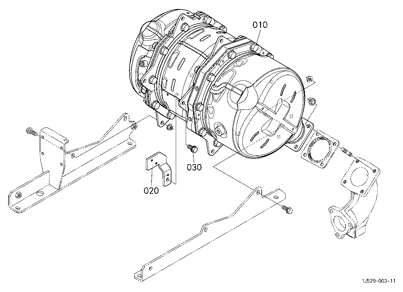 Diesel Particulate Filter Muffler