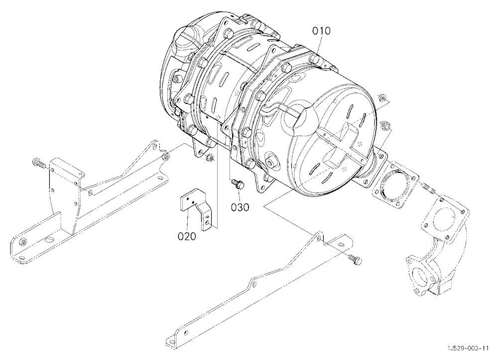 Diesel Particulate Filter Muffler