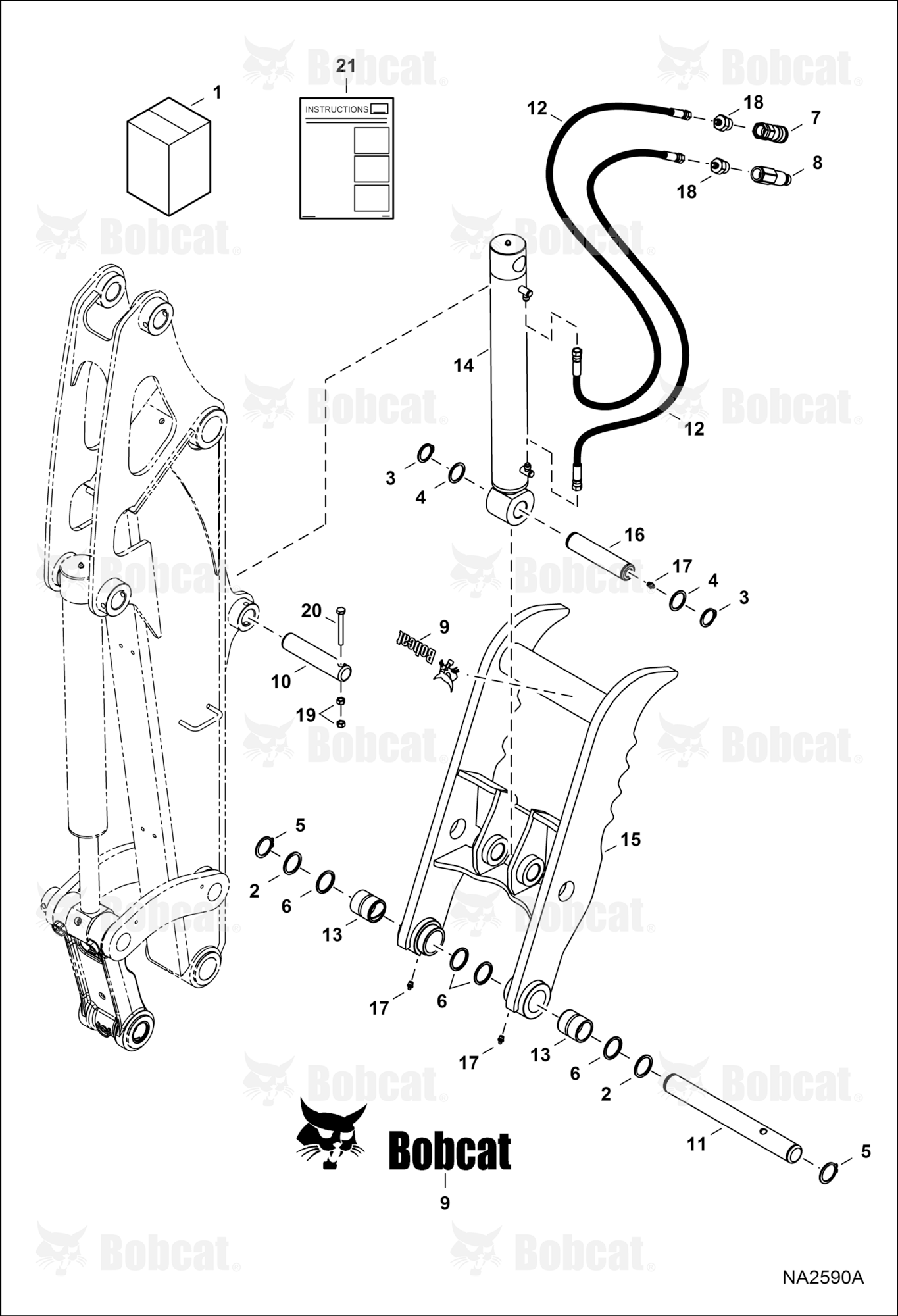 Clamp (Kit) (W/O X-Change) (Class 4)  AJ5L00101 & Above