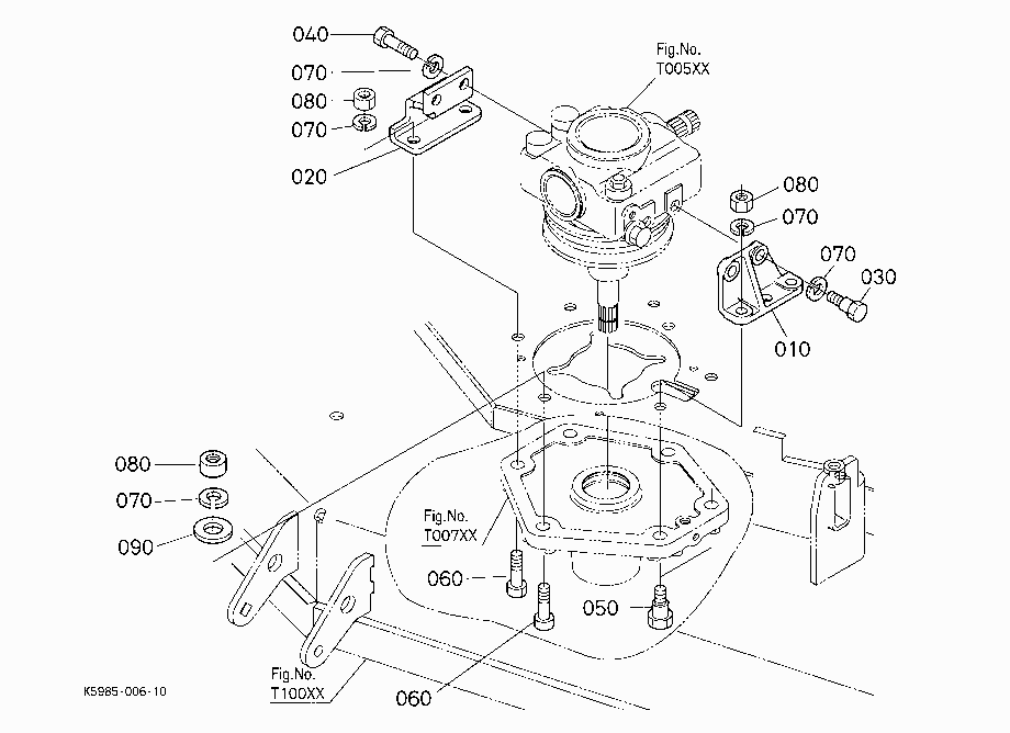 BEVEL GEAR CASE STAY