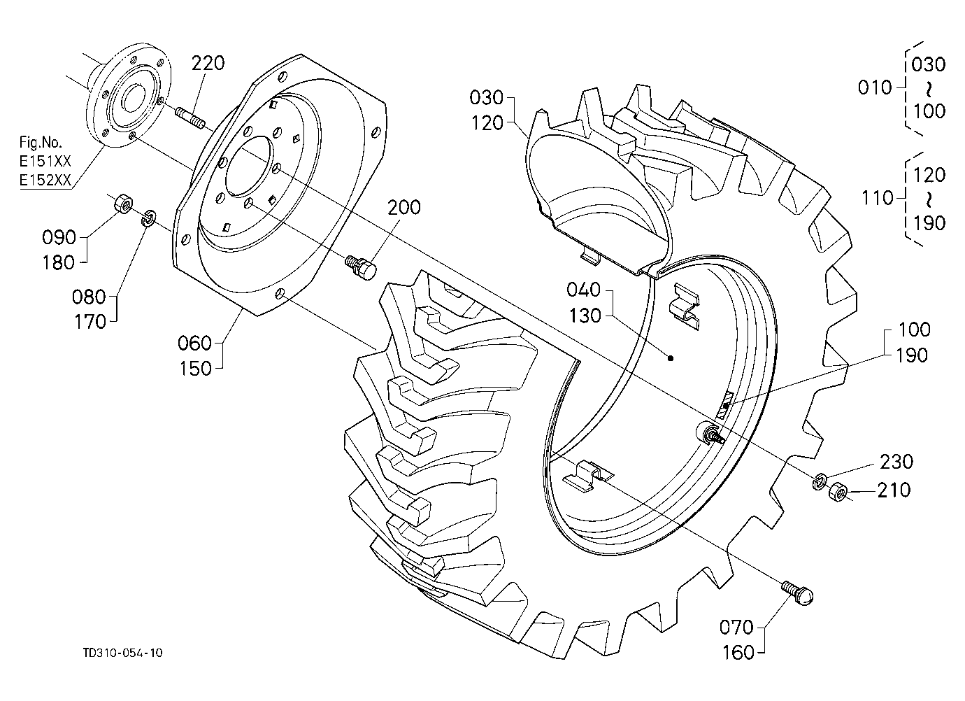 Rear Wheel (420/70-24)