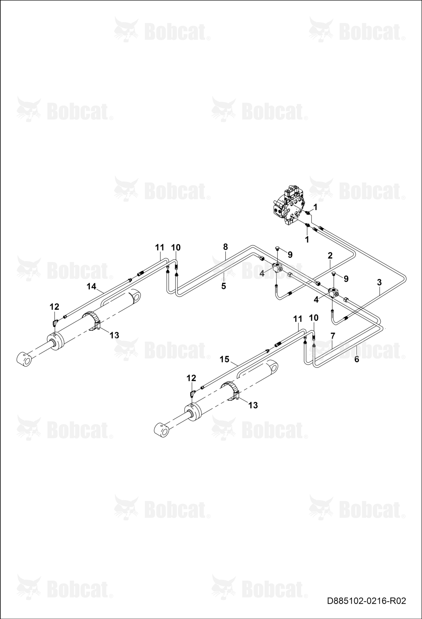Lift Cylinders Circuit