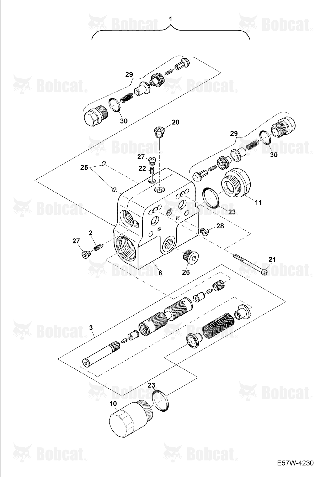 Drive Motor (Counterbalance Valve)