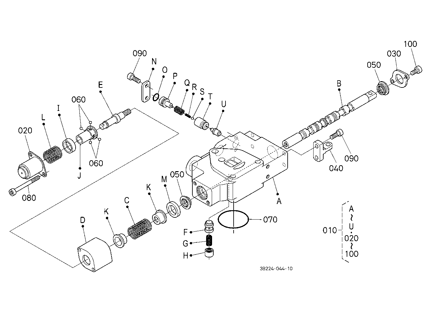Auxiliary Control Valve (Fd) [Component Parts] [Ne