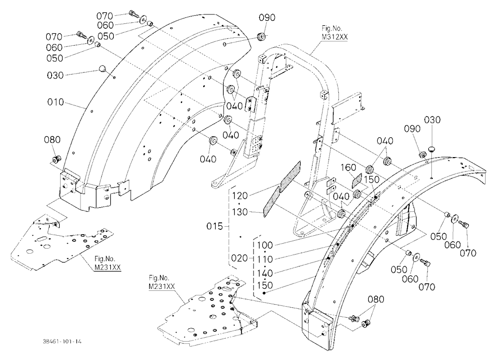 Fender (Upper Position) [Rear Wheel 480/65R24]