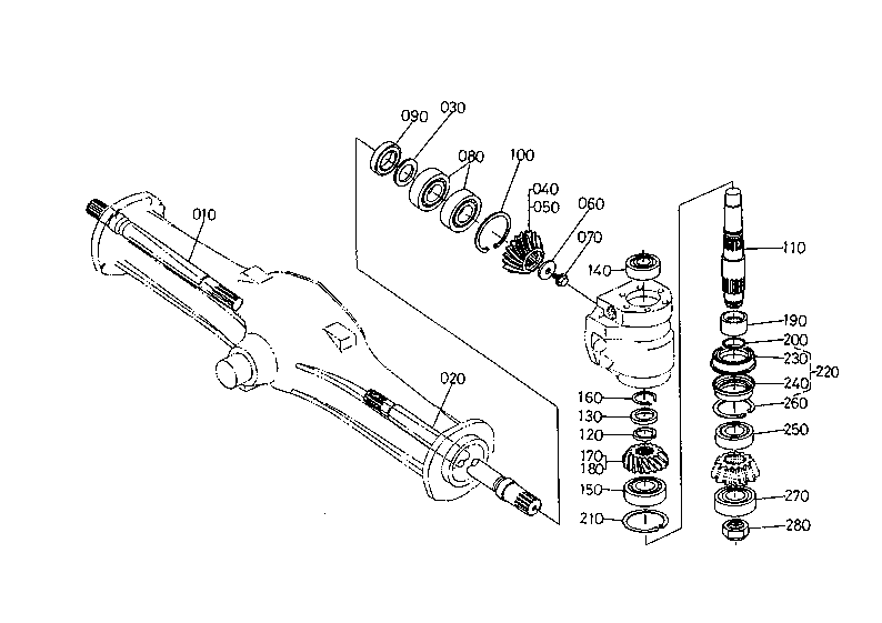 Diff.Gear Shaft