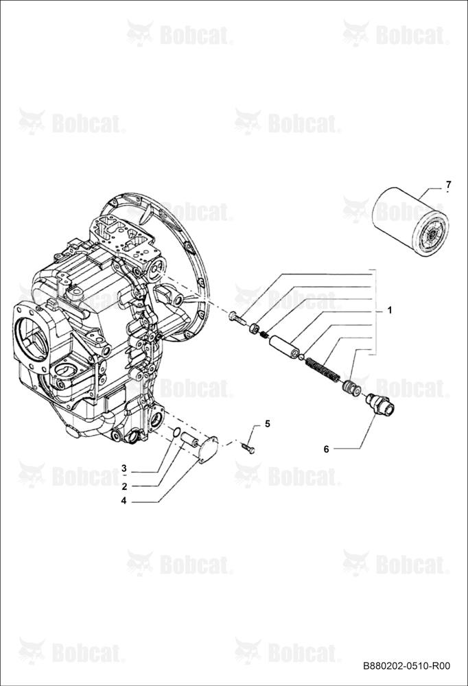 Transmission - Filter and Its Connections (4WD)