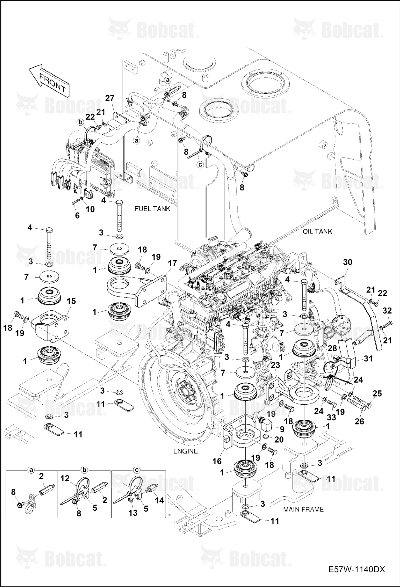 Engine & Attaching Parts (Engine Mounting)