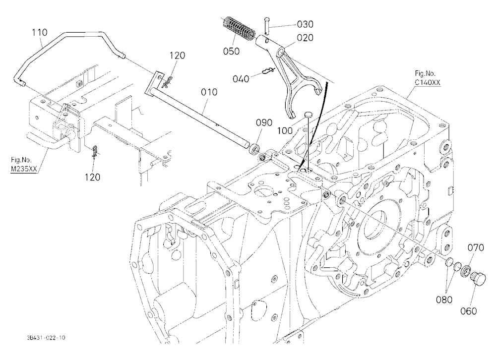 Differential Lock Shift Fork