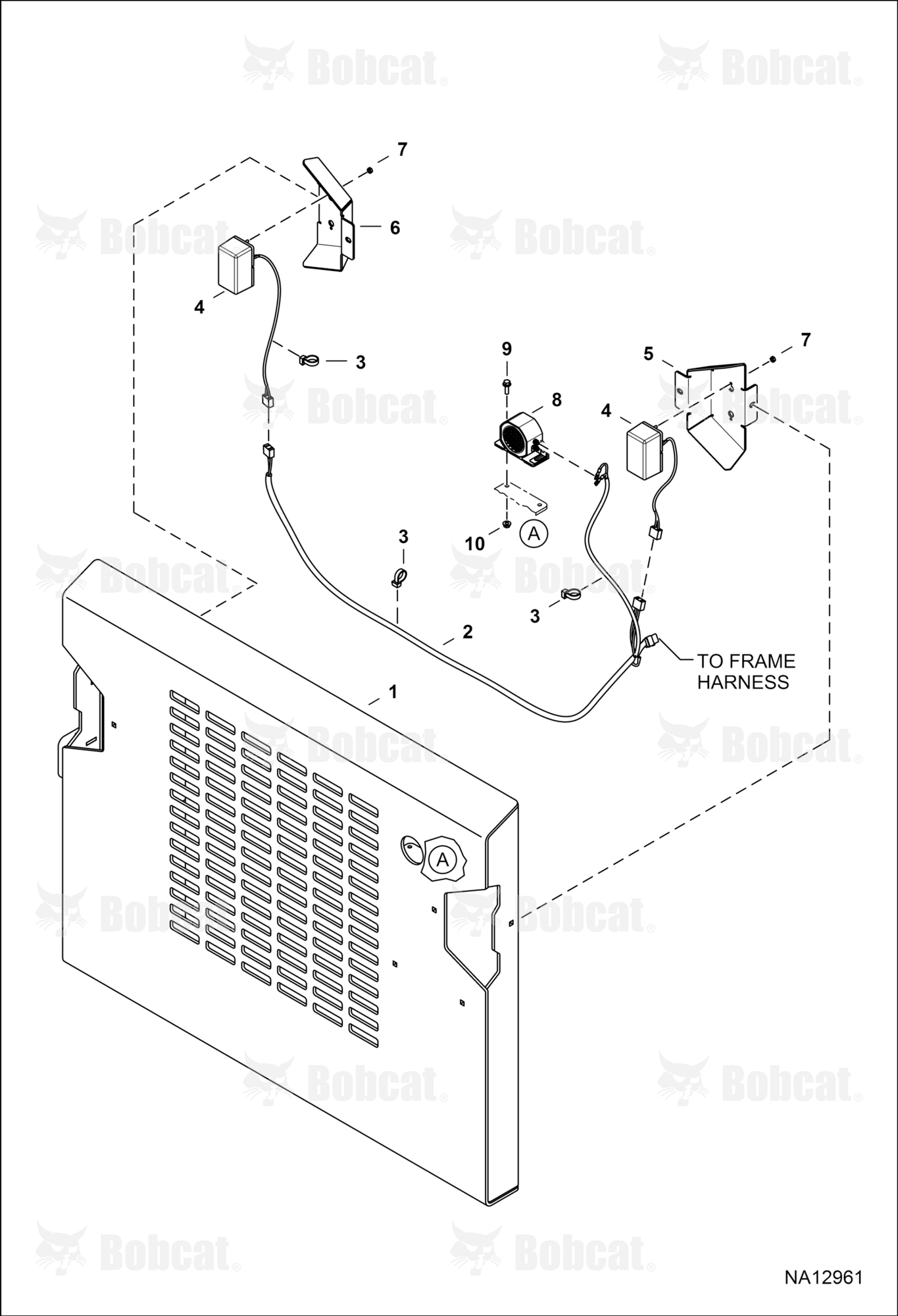 Engine Electrical Circuitry (Rear Lights & Back-up Alarm)