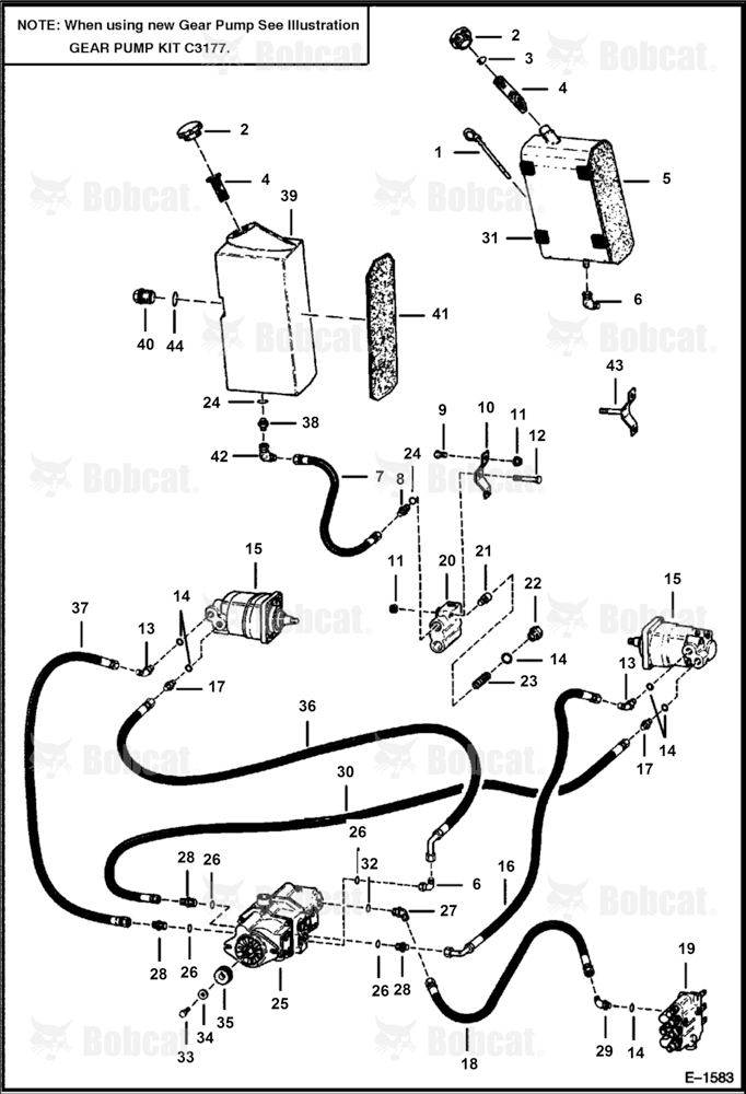 Hydrostatic Circuitry 501313209 & Above